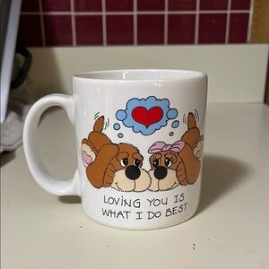 Loving You Dog Mug - White‎